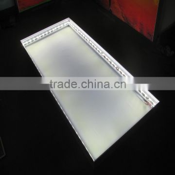 LED module edge lit pack for aluminum frame