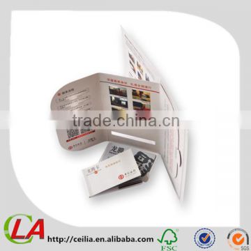 Professional Die-cutting Folding Leaflet Brochure Printing
