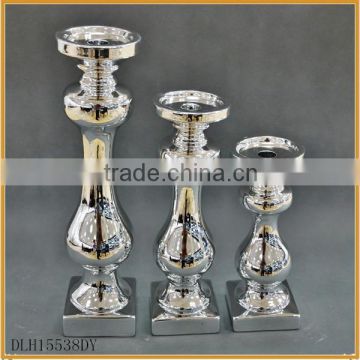 wholesale christmas candlestick ceramic tall candle stand