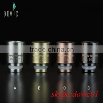 Stainless 510 drip tip wide bore