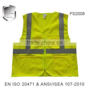 America market high visibility safety reflective vest