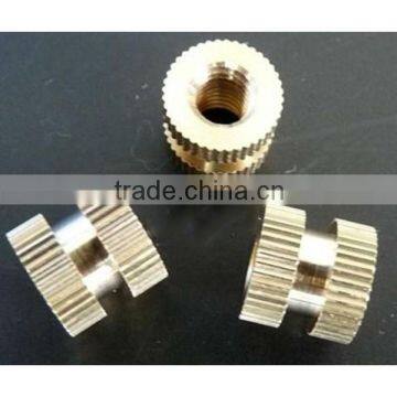 straight knurled nut