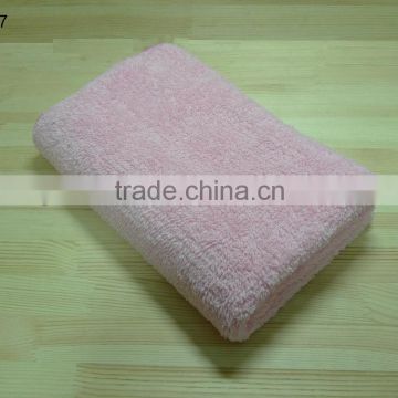 75% polyester+ 30% nylon over lock micro fiber towel with embroidery logo