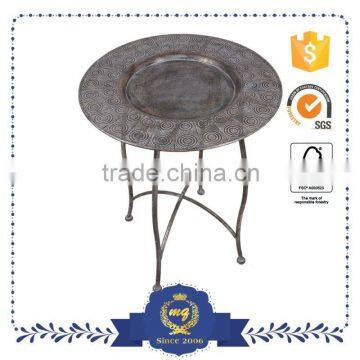 Best Selling Custom Made Foldable Wrought Iron Oval Table