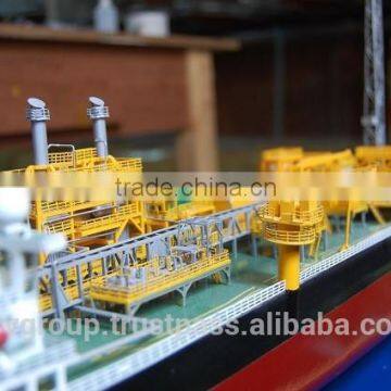 FPSO RUBY II Scale 1:200- Wooden Ship Model in Viet Nam