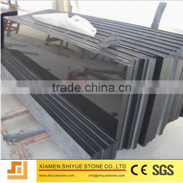 China Natural Polished Black Granite Step