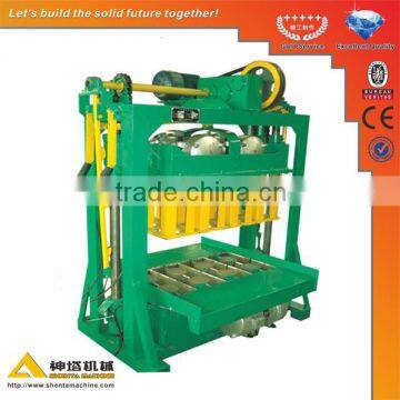 QTJ4-60 cement rawmaterial manual hollow bricks machine indian price