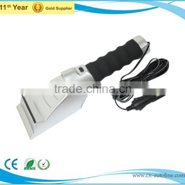 New design 12V abs ice scraper for car with brush with LED light