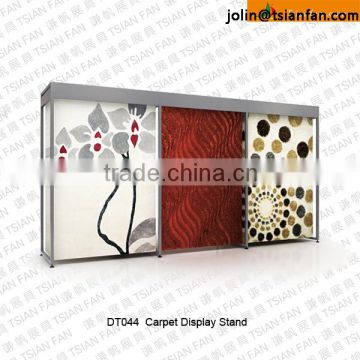 DT044 carpet sample display rack / carpet display rack stand /customized carpet rack