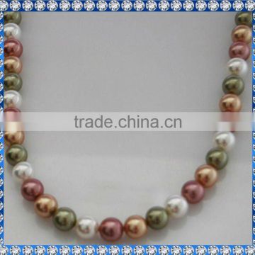 Multi-color Beautiful Shell Pearl Strands SSN012