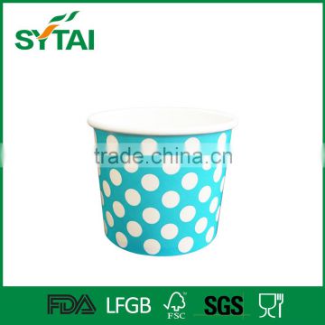 disposable personalized ice cream paper cups and bowls