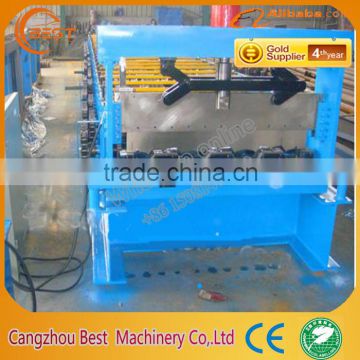 China Supplier Galvanzied Metal Floor Deck Roll Forming Machine