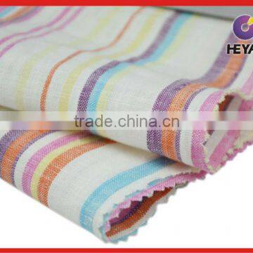 Yarn Dyed Stripes Linen Desk Fabric