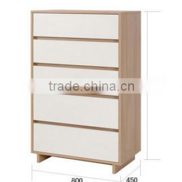 factory outlets center white 5 drawers storage chest