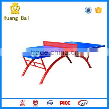 High Quality Outdoor Indoor Double Folding Movable Table Tennis Table with Wheels