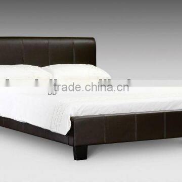 2013 best quality prado wooden leather bed