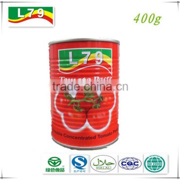 400g hot sale good quality tomato paste factory/plant/manufacture/exporter