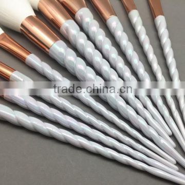 New arrival high quality hot selling private label unicorn cosmetic brushes set