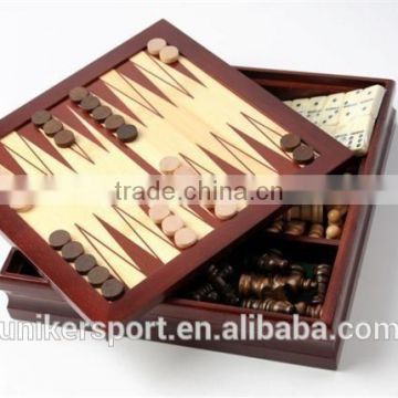 6 in 1 good quality high cost performance wooden chess game set