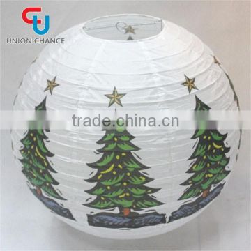 2015 Chinese Handmade Hanging Outdoor Paper Lanterns With Various Color