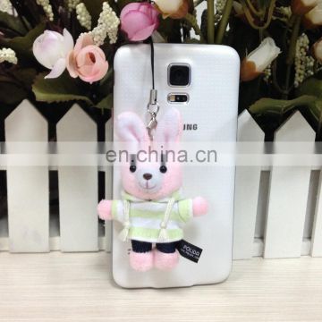 Pink Rabbit Mini Stuffed Animal Wholesale Cheap Custom Keychains For Girls