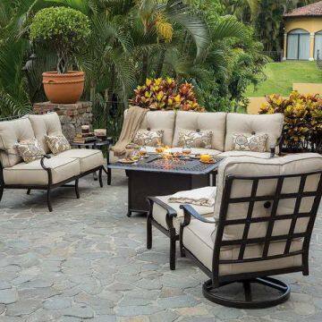 Wicker Rattan Outdoor Garden Furniture Customized  Anti-UV Decorative