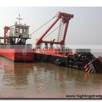 Sand dredger machinery in river or sea for sale