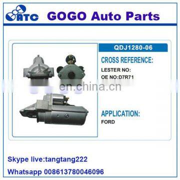 12v Starter Motor for F ORD OEM D7R71, LR025840, NAD500270, 6C1T11000AA