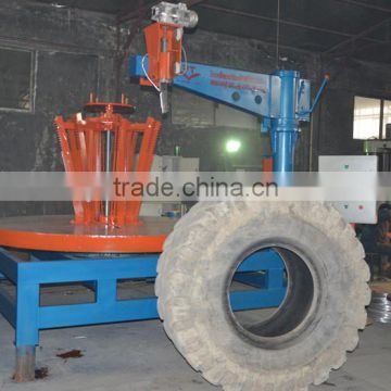 shreding equipment for scrap tire/recycle equipment for rubber blockings making/recycle equipment for OTR tire