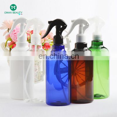 wholesale clear black empty lotion water cosmetic foam trigger cleaning spray pump amber hdpe plastic pet bottle 500ml 250ml