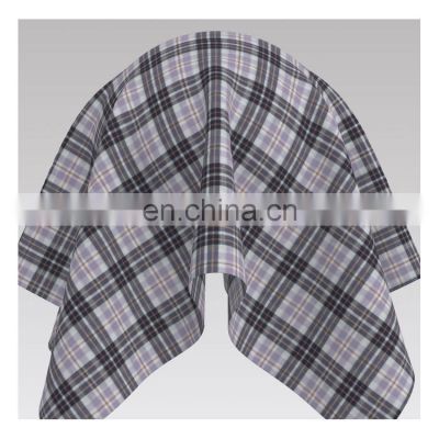 Wholesale Cheap PolyCotton Seersucker Plaid Fabric for Spring and Summer Shirt