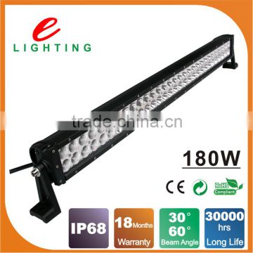 Factory price 180w dual row offroad led light bar