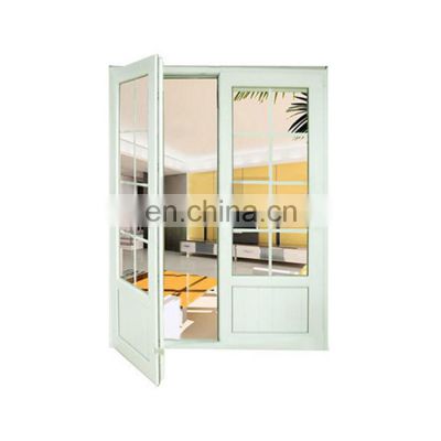 Safety passage hall aluminum alloy glass flat door