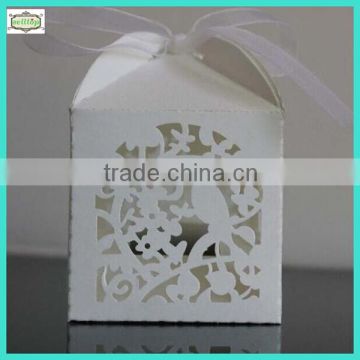 Cheaper cute 230g paper laser cut wedding favor boxes                        
                                                Quality Choice