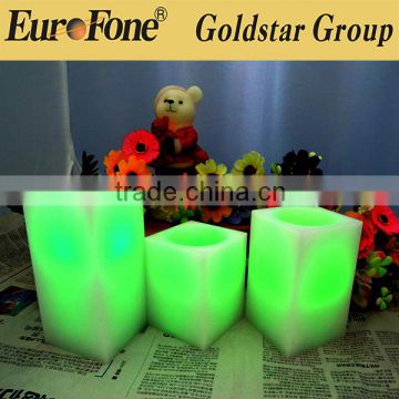 2016 hot selling battery operated LED wax candles