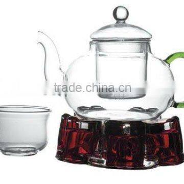 new sale pyrex heat resistant glass tea set