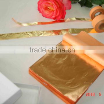 Roll imitation gold leaf/Roll pure copper leaf