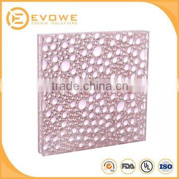 Universal professional recycled translucent honeycomb resin panels for sale