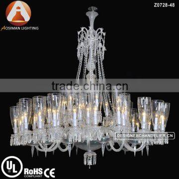 48 Light Custom-made Baccarat Large Hotel Chandelier