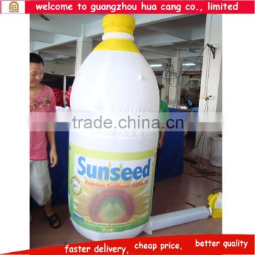 Hot sale inflatable bottle for advertising , inflatable water bottle , inflatable replica water bottle