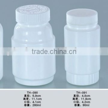 NEW Cheap Recyclable Round PE Plastic pill Bottle easy open