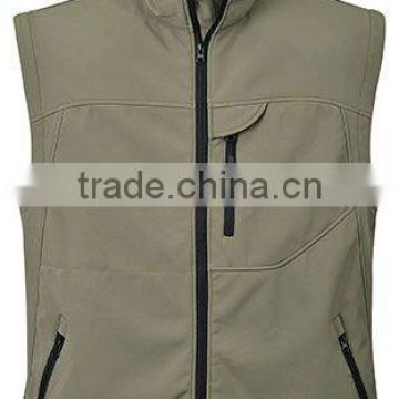 CHINESE SOFTSHELL WORK VESTS FOR MEN