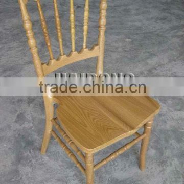 HDW-NL-D06 DELUXE WOODEN NAPOLEON CHAIR IN NATURAL COLOUR