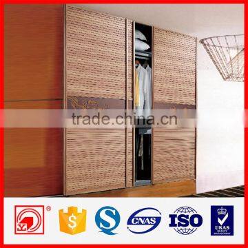 fancy sliding door bedroom wardrobe with standare specifications
