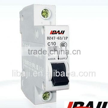 1P 40A mcb circuit breaker manufacturer with ISO9001