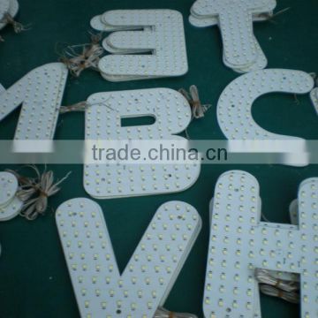 LED Letters with SMD3528 on it, customed made