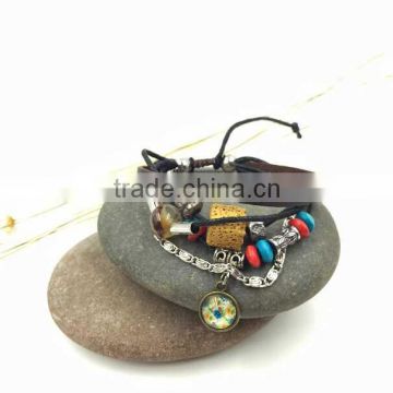 bob trading custom volcanic lava rock stone bracelet wooden bracelets