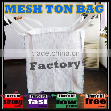 high quality 1500kg mesh ventilated breathable FIBC big bag for potato