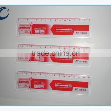 Wholesale PS PP Acrylic plastic ruler 15cm plastic ruler scale ruler plastic alphabet ruler