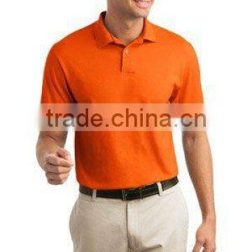 Mens Short sleeve orange color pk polo-shirt